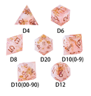 DND Dice Polyhedral Dice Set Compatible with D&D Dungeons and Dragons RPG MTG Table Games Warm Dawn