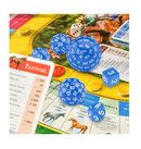 AUSTOR 15 Pieces Complete Polyhedral Dice Set D3 D100 Game Dice Set with a Leather Drawstring Storage Bag for Role Playing Table