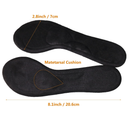 3/4 Length High Heel Cushion Insoles for Women,Silicone Gel Dress Shoe Insole Pain Relief,