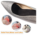 3/4 Length High Heel Cushion Insoles for Women,Silicone Gel Dress Shoe Insole Pain Relief,