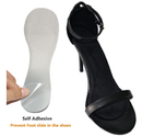 3/4 Length High Heel Cushion Insoles for Women,Silicone Gel Dress Shoe Insole Pain Relief,