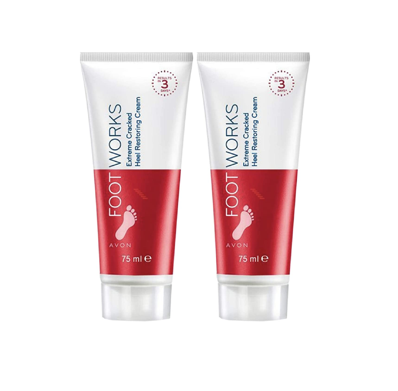 Foot Works Healthy Maximum Strength Cracked Heel Cream - 2 Pack