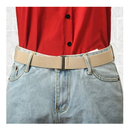 Adjustable Elastic Invisible Belt Simple Solid Color No Show Belt Traceless No Buckle Belt For Jeans Pants Unisex