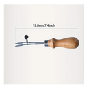 Adjustable Outside Edge Creaser Leather Craft Tools Stainless Steel DIY Handmade Leatherworking Craft Tools Stitching Groove