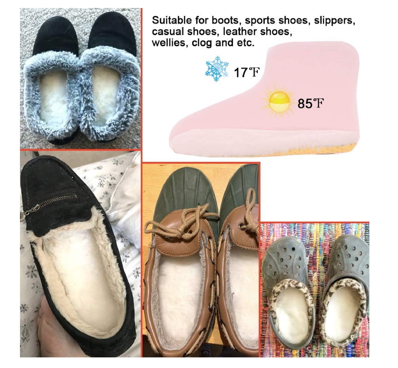 Ailaka Sheepskin Sport Wool Insoles for Women & Men,