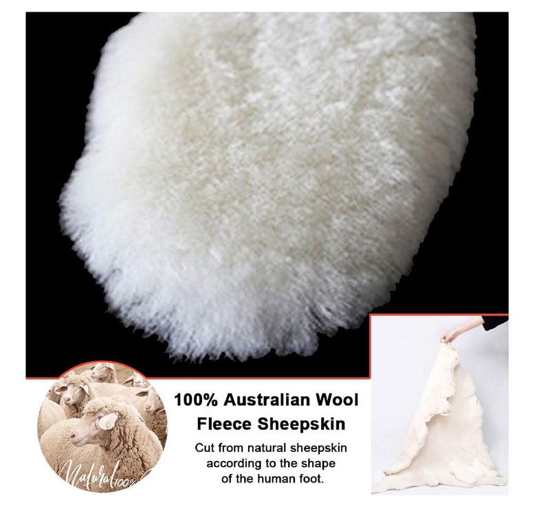 Ailaka Sheepskin Sport Wool Insoles for Women & Men,