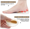 Ailaka 2 Pairs Gel Height Increase Insole, Invisible Heel Lift Inserts,