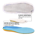 Ailaka Sheepskin Sport Wool Insoles for Women & Men,