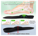 Ailaka Orthotic Cushion Arch Support Shoe Insoles for Men & Women,