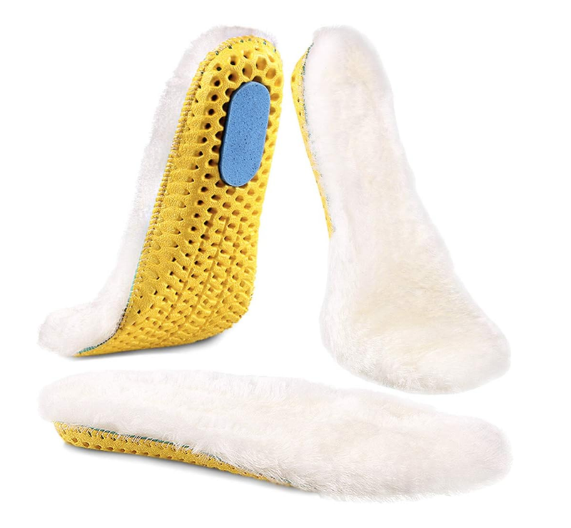 Ailaka Sheepskin Sport Wool Insoles for Women & Men,