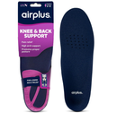 Airplus Knee & Back Support Insoles for Men & Women – Full-Length Arch Support Insoles with Deep Heel Cup – Trim-to-Fit Shoe Inserts for Foot,