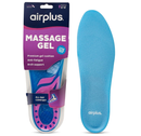 Airplus Massage Gel Insoles, Premium Gel Cushioning with Heel and Ball-of-Foot, Arch Support Insoles,