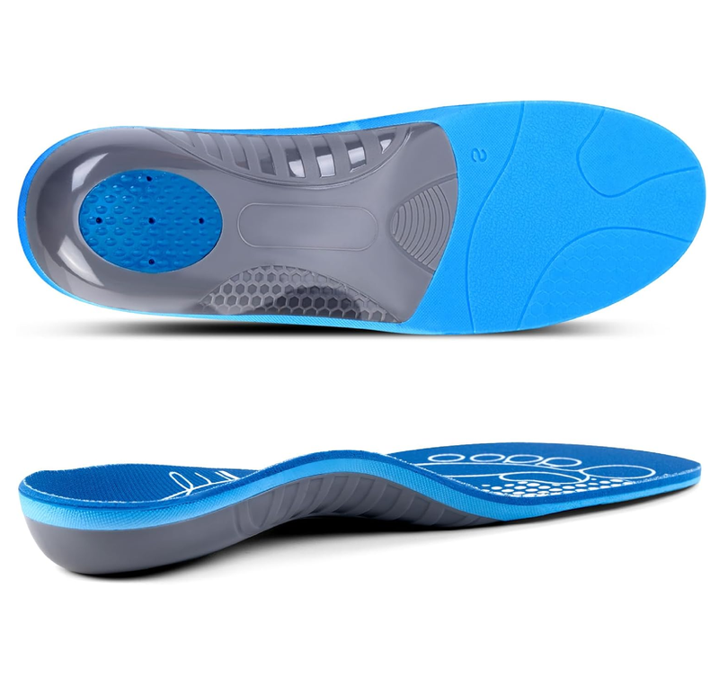 Arch Support Inserts for Plantar Fasciitis Relief Insoles for Men Women Orthotics of Flat Feet High Arch Heel Pain Relief Shoe Inserts