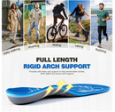 Arch Support Inserts for Plantar Fasciitis Relief Insoles for Men Women Orthotics of Flat Feet High Arch Heel Pain Relief Shoe Inserts