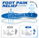 Arch Support Inserts for Plantar Fasciitis Relief Insoles for Men Women Orthotics of Flat Feet High Arch Heel Pain Relief Shoe Inserts