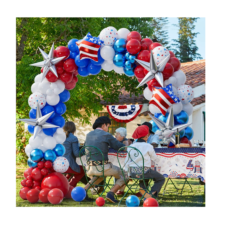 Amercan Flag Balloons | Fourth Of July Balloons | USA Party Decor