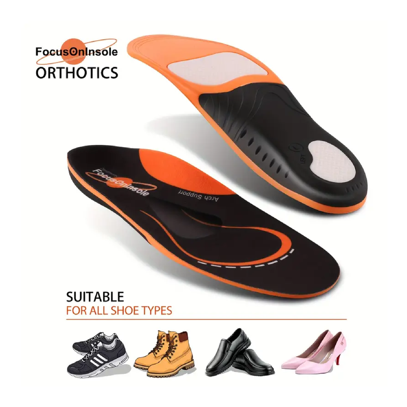 Arch Support Insoles With Metatarsal Pad And Heel Cushion - Keep Your Feet Comfortable And Get More Energy