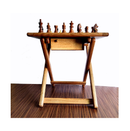 Ark Wood Art international Wooden Handmade Magnetic Chess Table Rosewood Wood Chess Set with Folding Game
