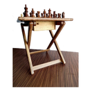 Ark Wood Art international Wooden Handmade Magnetic Chess Table Rosewood Wood Chess Set with Folding Game