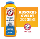 Arm & Hammer Foot Powder for Shoes & Feet, Talc-Free Odor & Moisture Control for Men & Women, 7 oz (3 Pack)