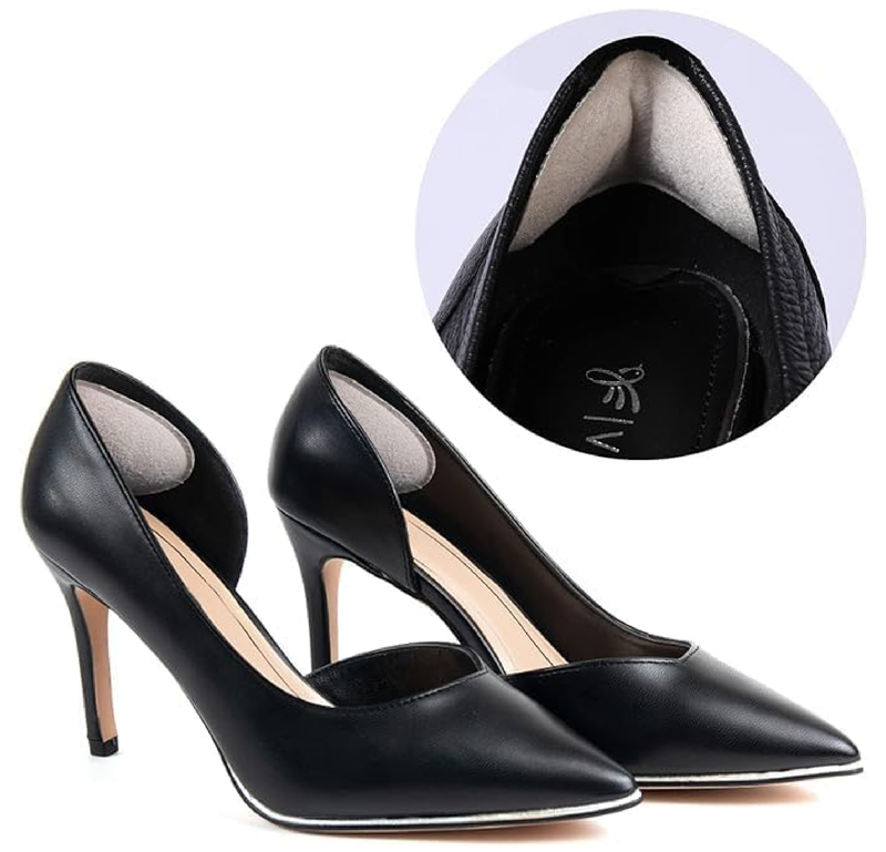 6 Pairs Heel Pads for Women - Non-Slip & Pain-Relief, Breathable Heel Grips & Cushioned Inserts