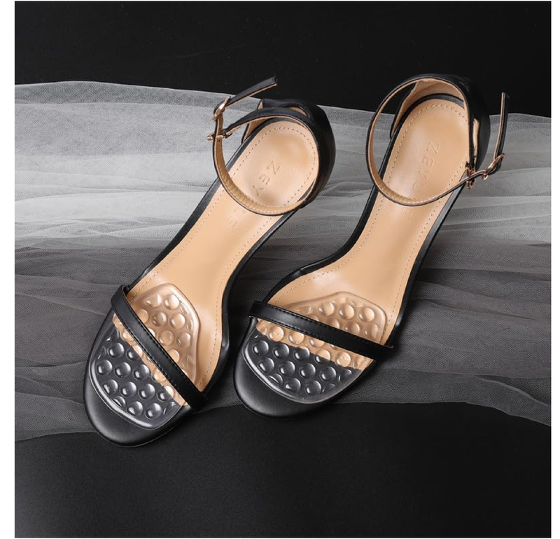 Metatarsal Pads for Women, Heel Inserts with Ball of Foot Cushions, Anti-Slip Shoe Pads, 3 Pairs