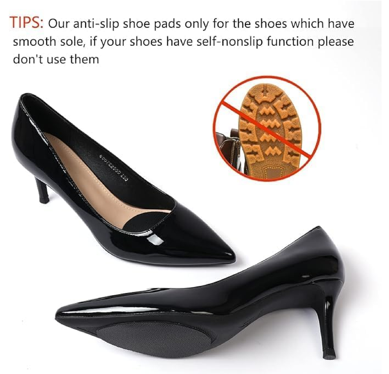 6 Pairs Heel Pads for Women - Non-Slip & Pain-Relief, Breathable Heel Grips & Cushioned Inserts