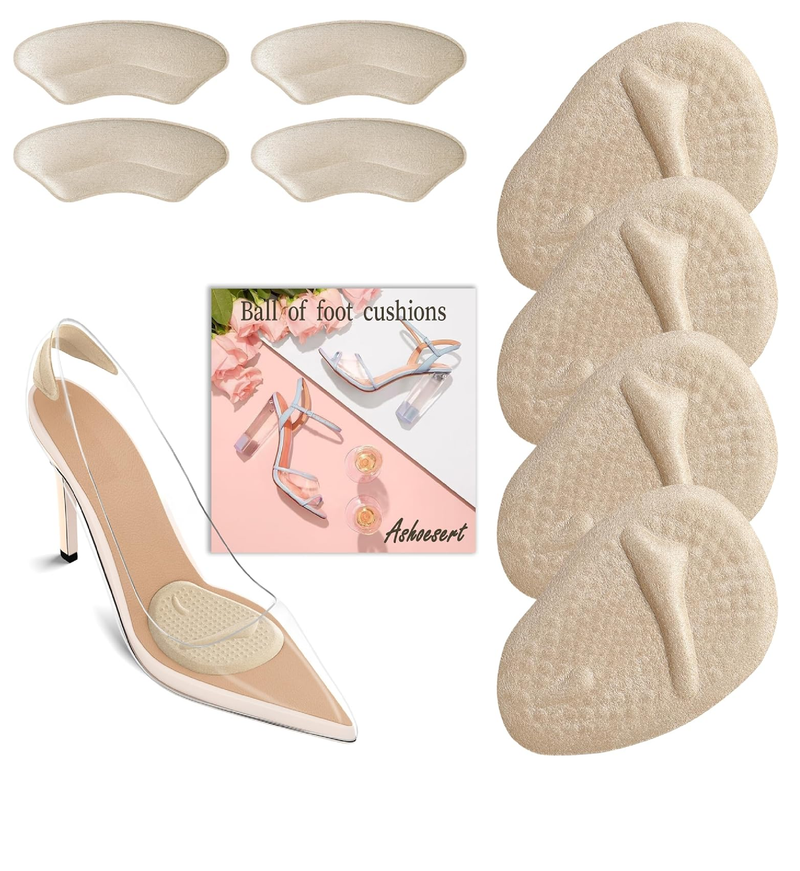 Metatasral Pads,Ball of Foot Cushions, Heel Inserts for Women Shoes Relieve Foot Pian,