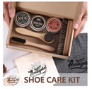 10 PCS Leather Boot Care Kit - Horsehair Brushes,Saddle Soap,Waterproofing Wax,Mink Oil Conditioner,