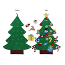 Aytai DIY Felt Christmas Tree Set with Ornaments for Kids, Xmas Gifts, New Year Door Wall Hanging Decorations