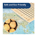 BAKAM Wooden Multiplication Board Math Game for Kids 8 12 Math Manipulatives Set with 100PCS Flash Cards for Kids 6 8 Years Old