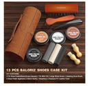 Shoe Polish Kit, 13PCS Leather Shoe Shine Kit Christmas Gifts For Men & Women with Shoe Polish, Mink Oil, Horsehair Brushes for Leather Boot Care Kit Mens Dad Gifts Ideas