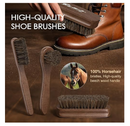 Shoe Shine Kit For Men & Women, 13Pcs Leather Shoe Polish Kit with Shoe Polish, Mink Oil,