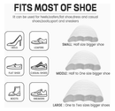 Shoe Fillers Inserts for Loose Shoes - Anti Slip Toe & Heel Pads with Ergonomic Design | Adjustable Insoles