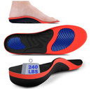 Plantar Fasciitis Relief Insoles Men, 240+lbs High Arch Support Inserts for Men, Orthotic Shoe Inserts for Women, Work Boot Shoe Insoles