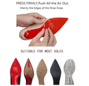 Red Bottom Shoe Protector Compatible with Christian Louboutin Shoes,Self-Adhesive Sole Guard to Protect & Restore Shoe Bottoms,
