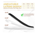 Corrective Insoles for Supination & Over-Pronation, Orthotics Medial & Lateral Heel Wedge Inserts for Foot Alignment,