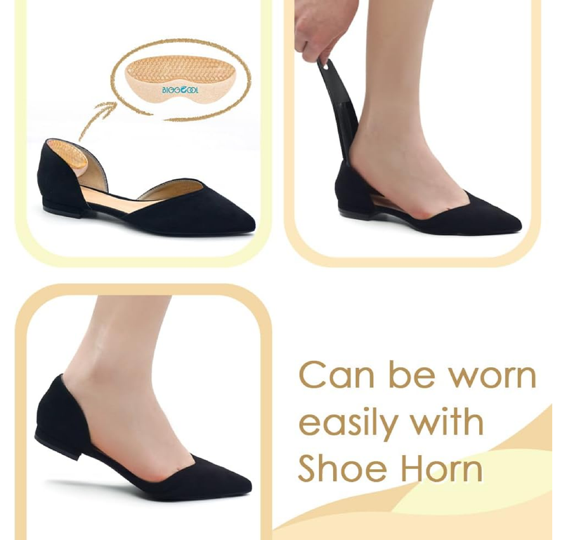 BIGGCOOL Metatarsal Pads Women, Ball of Foot Cushions, High Heel Inserts for Pain Relief,