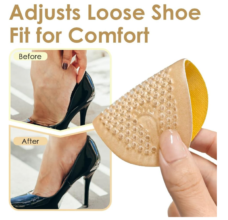 BIGGCOOL Metatarsal Pads Women, Ball of Foot Cushions, High Heel Inserts for Pain Relief,