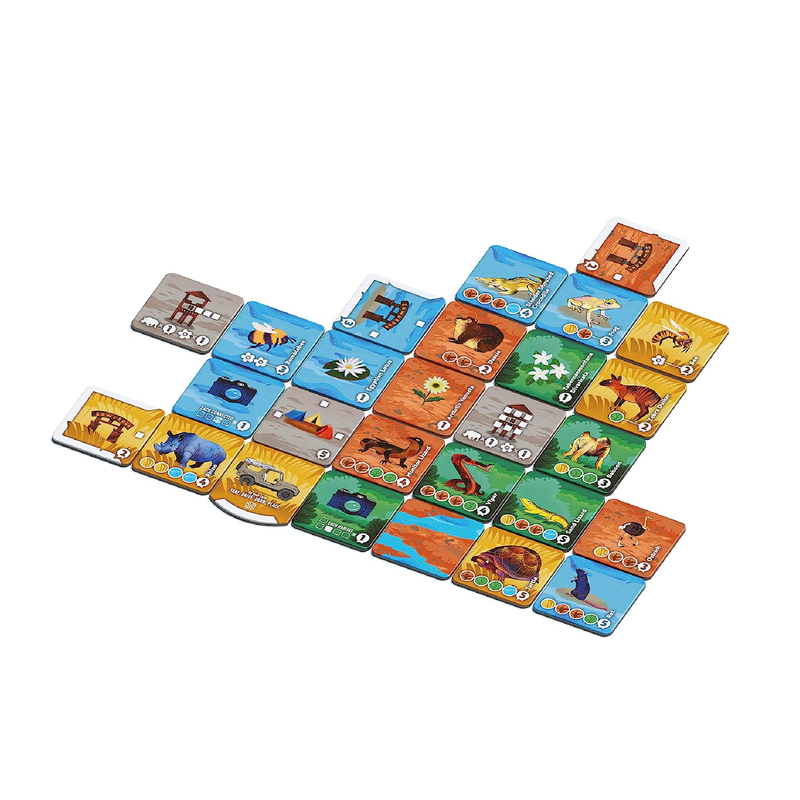 Habitats Board Game Tile Laying Board Game  2-5 Players  40 Minutes Play Time