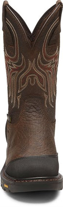 Justin Boots Borehole Steel Toe Mahogany (WK2114)