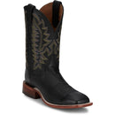 Justin Boots Men's Poston 11" Western Boot - Jet Black Cowhide (BR387) - View 2