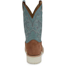 Justin Boots Men's Alamo 11" Western Boot - Sky Blue Cowhide (BR390) - View 5