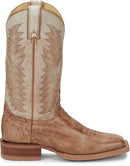 Justin Boots Brect - Antique Brown Smooth Ostrich (JE802)