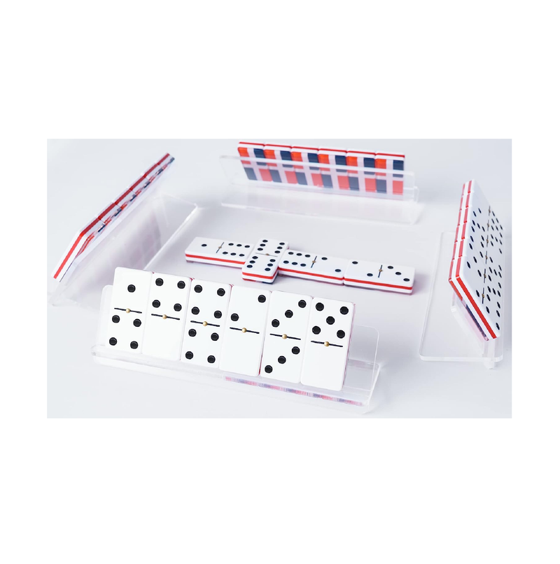 BROS SQUADS  Modern Exclusive acrilic Dominos Set Doubles 6  Dominoes Set for Adults and Kids  Professional Games