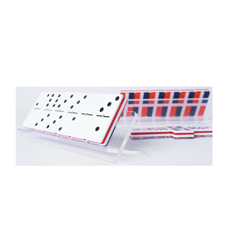 BROS SQUADS  Modern Exclusive acrilic Dominos Set Doubles 6  Dominoes Set for Adults and Kids  Professional Games