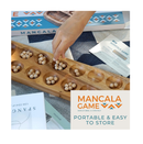 BSIRI Mancala Board Game Family Adults Kids Players Night Two Person Teens Classic