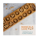 BSIRI Mancala Board Game Family Adults Kids Players Night Two Person Teens Classic