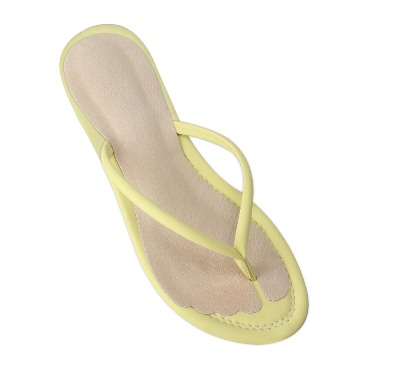 Pigskin Flip Flop Inserts for Thong Sandal, Adhesive Cushion Insoles for Thong Shoes Pain Relief, Slippers Insoles,