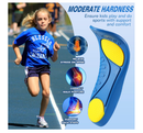 Bacophy Kids Orthotic Arch Support Shoe Insoles, Children Pu Cushioning Inserts,